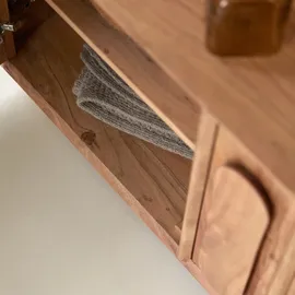 Tikamoon Olga TV-Schrank 195 cm Beige Akazie