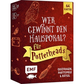 Edition Michael Fischer / EMF Verlag Kartenbox: Wer gewinnt den Hauspokal? Das Partyspiel für alle Harry Potter-Fans: