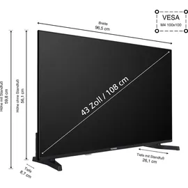 Telefunken D43U790B2CW 43" LED 4K UHD Smart TV