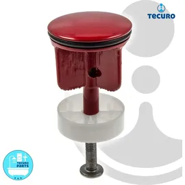 tecuro Excenterstopfen Ø 40 mm für 1 1/4 Zoll Ablaufventil Rot