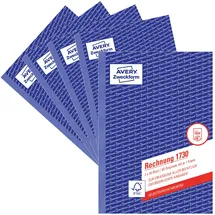 Avery Zweckform Rechnung Formular A5 weiß/gelb
