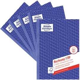 Avery Zweckform Rechnung Formular A5 weiß/gelb