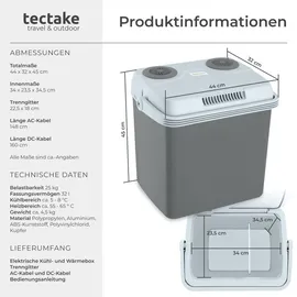 Tectake Elektrische Kühlbox 25 l