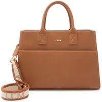 L.Credi Ruby Henkeltasche Polyurethan Braun