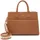 L.Credi Ruby Henkeltasche Polyurethan Braun