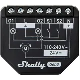 Shelly 2PM Gen3 Schalt-Messaktor Bluetooth, Wi-Fi