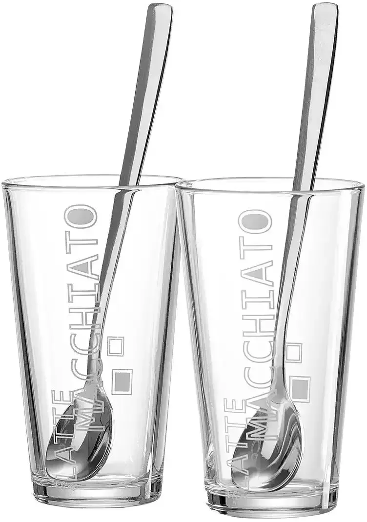 Ritzenhoff & Breker Latte Macchiato Gläserset   ¦ transparent/klar ¦ Glas ¦ Maße (cm): B: 18 H: 12