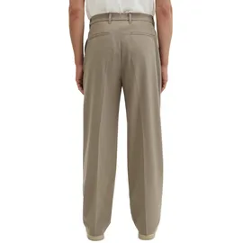 Marc O'Polo Weite Hose mit Woll-Anteil Modell MOSSBO, DFB' - Marc O'Polo × DFB Travel Collection, Taupe, 34/32