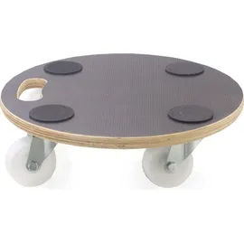 BITUXX Transportroller Möbelroller Rollbrett Umzugsroller Allzweckroller Rund Schichtholz 38 x 38 bis 200Kg