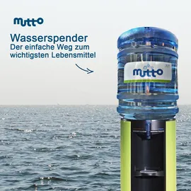 MUTTO Premium Quellwasser 19Liter , für Wasserspender oder Handpumpe frisch abgefüllt.