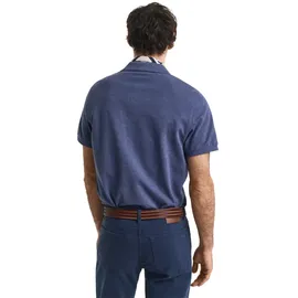 GANT Regular Shield Pique Poloshirt blau XL