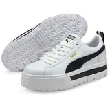 puma white-puma black 41