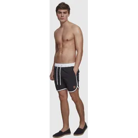 URBAN CLASSICS Retro Swimshorts Schwarz M