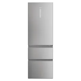 Haier HTW5618DNMG 3D 60 Serie 5 Kühl-Gefrierkombination (360 l, 1850 mm hoch, Inox)