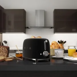 Smeg TSF01BLMEU Schwarz / Matt