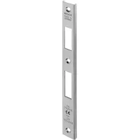 Wilka P643 U-Schließblech Edelstahl Matt Gebürstet für Fluchttüren 24x6x245 mm