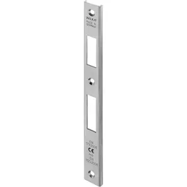 Wilka P643 U-Schließblech Edelstahl Matt Gebürstet für Fluchttüren 24x6x245 mm