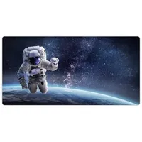 coveryourdesk www.cover-your-desk.de Schreibtischunterlage - Astronaut im Weltall - aus premium Vinyl - in verschiedenen Größen - Made in Germany (80 x 40 cm)