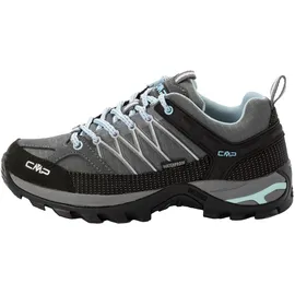 CMP Rigel Low WP Damen Graphite/Azzurro 36