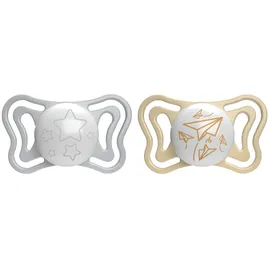 Chicco Schnuller Licht Silikon, Lumi, 2pcs 6-16m