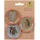 Lässig Anhänger und Patches Set (3 Stk.) mit Druckknopf/School Patches Set Mouse, Beaver, Hedgehog