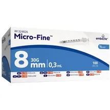 embecta gmbh MICRO-FINE Insulinspritze U100 0.3X8MM