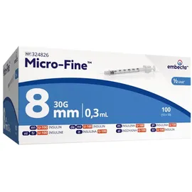 embecta gmbh MICRO-FINE Insulinspritze U100 0.3X8MM