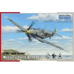 SPECIAL HOBBY 100-SH72459 1:72 Messerschmitt Bf 109E-1 J/88 Legion Condor