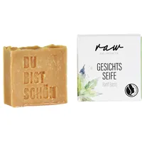 raw naturkosmetik Gesichtsseife Hanf 50 g