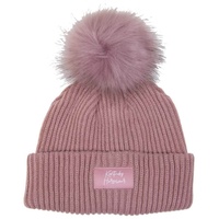 Kentucky Horsewear Mütze Bommel Strickmütze Kunstpelz Rosa