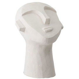 Bloomingville Zierstück, dekorativer Kopf, weiß, ement