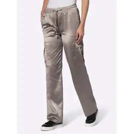 Heine Cargohose Normal Taupe 38