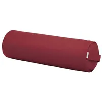 Yogistar Yoga-Bolster Yin - Plus - rund 68 x 25 x 25 cm, Bordeaux
