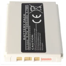 AccuCell Akku passend für Nokia BLC-2 Akku 3310, 3330, 3410, 3510, Li-Ion, 3,7V, 1000mAh, 3,7Wh