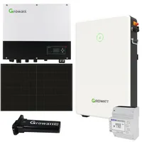 Growatt SPH3000TL BL-UP3kWp PV Komplettanlage mit 6,5 kWh Solarspeicher