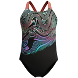 Speedo Digital Placement Powerback Badeanzug Neon Coral 176