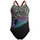 Speedo Digital Placement Powerback Badeanzug Neon Coral 176