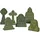 Department 56 Halloween-Zubehör für Village Collections Grabsteine-Figuren-Set, mehrere Größen, Mehrfarbig