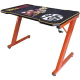 Subsonic Pro Gaming Desk - DBZ Gaming Tisch, Schwarz, Orange