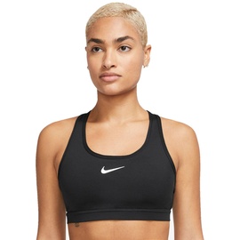 Nike Swoosh Medium Sport-BH Damen schwarz
