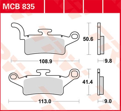 TRW Lucas Remvoering MCB835