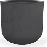 Eda Plastiques Basalt Up Egg Ø 48,5 x 46,2 cm Anthrazitgrau