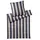 ELEGANTE Night Stripe Beige 155 x 220 cm + 80 x 80 cm