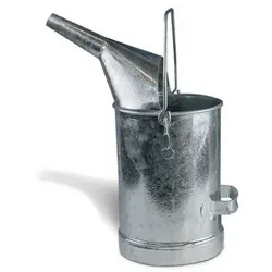Messeimer aus Stahlblech, verzinkt, mit innenliegender Skala, 5 Liter Volumen