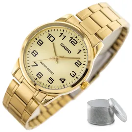 Casio Collection MTP-V001G-9BUDF Herrenuhr - Gold/Creme