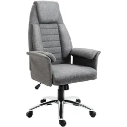 HOMCOM Bürostuhl Metall, Schaumstoff