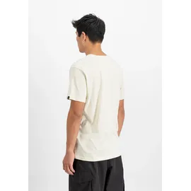 Alpha Industries Basic T-Shirt Vint. White/Night Purple L