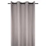 Stof LOVELY CASA r68538002 Bea Ösenschal Polyester Taupe 260 x 140 cm