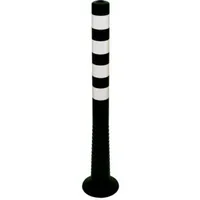 Schake Flexipfosten schwarz, selbstaufrichtend, Ø 80mm, Höhe: 450mm +