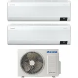 Samsung - windfree elite serie dual split inverter klimagerät 7000+12000 btu mit aj040txj2kg/eu a++ wi-fi 7+12 - new